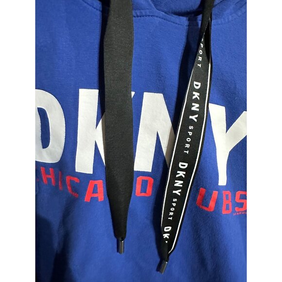 DKNY Chicago Cubs cropped hooded shirt - Picture 3 of 6